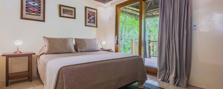 Pacifico stuga med luftkonditionering – endast queen size-säng