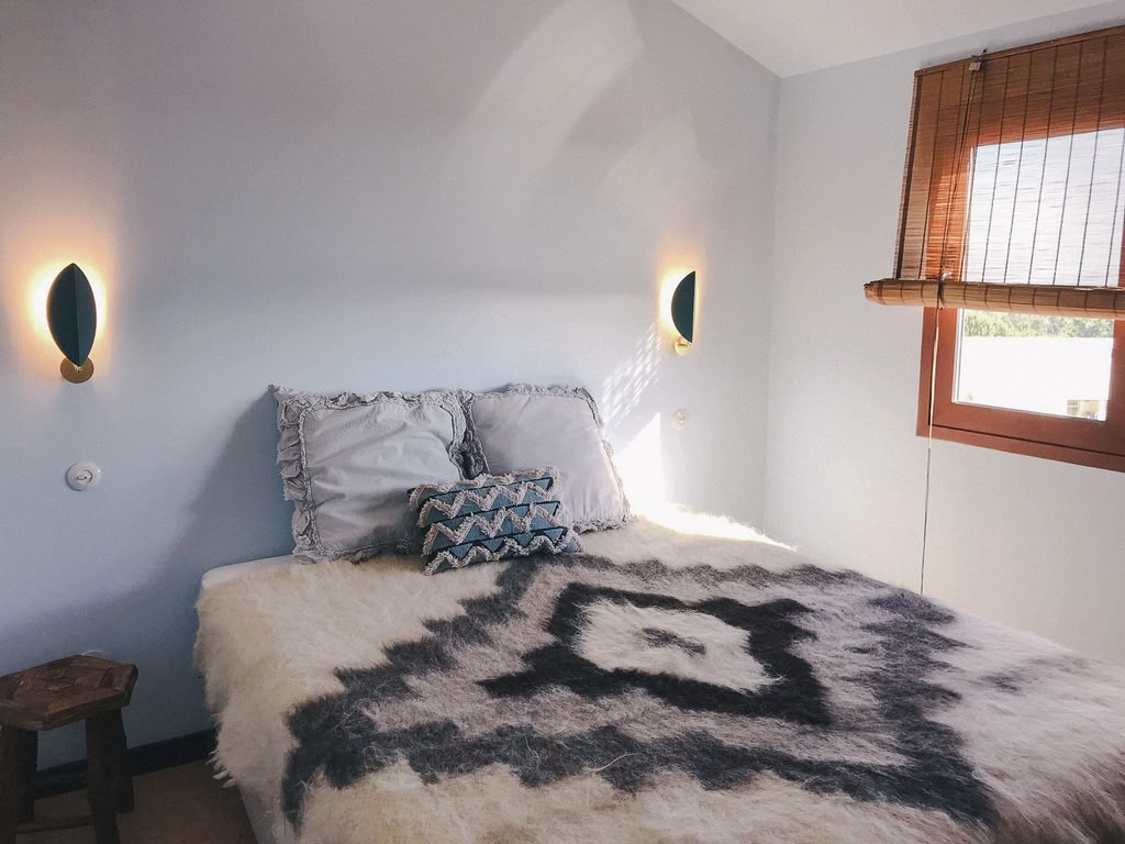 Double bed/shared bed in "Tiny house Sea"