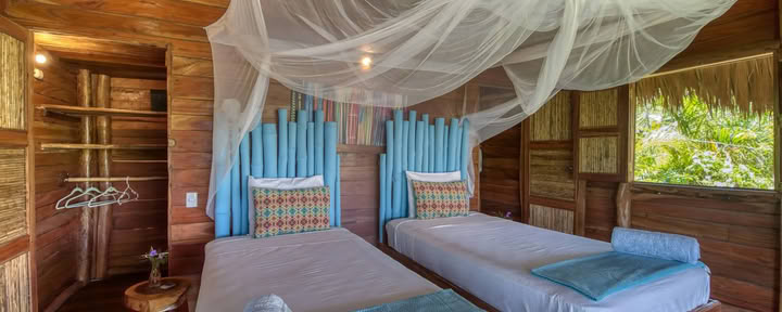 Delad bungalow 6 (2 personer per rum)