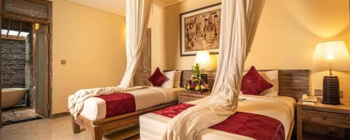 BALI Twin Shared Room - Delux Garden View