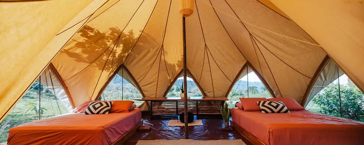 Private Single Glamping Tent