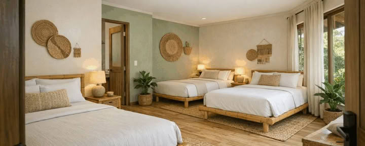 Garden Triple Room (No Balcony)