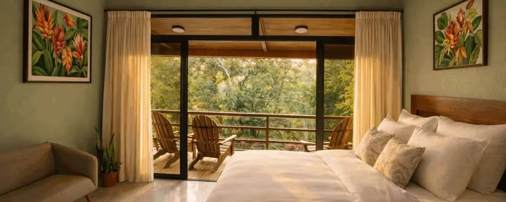 Rainforest Single Room (Shared Bathroom)