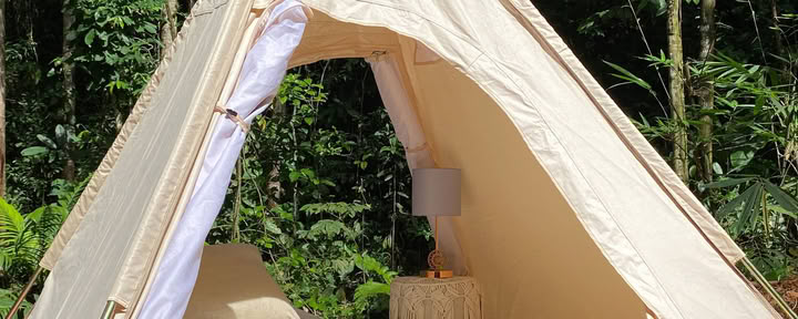 Single Glamping Tent or Single Room