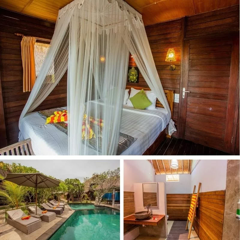 Nanuk's Bungalow Lembongan - Family Bedroom