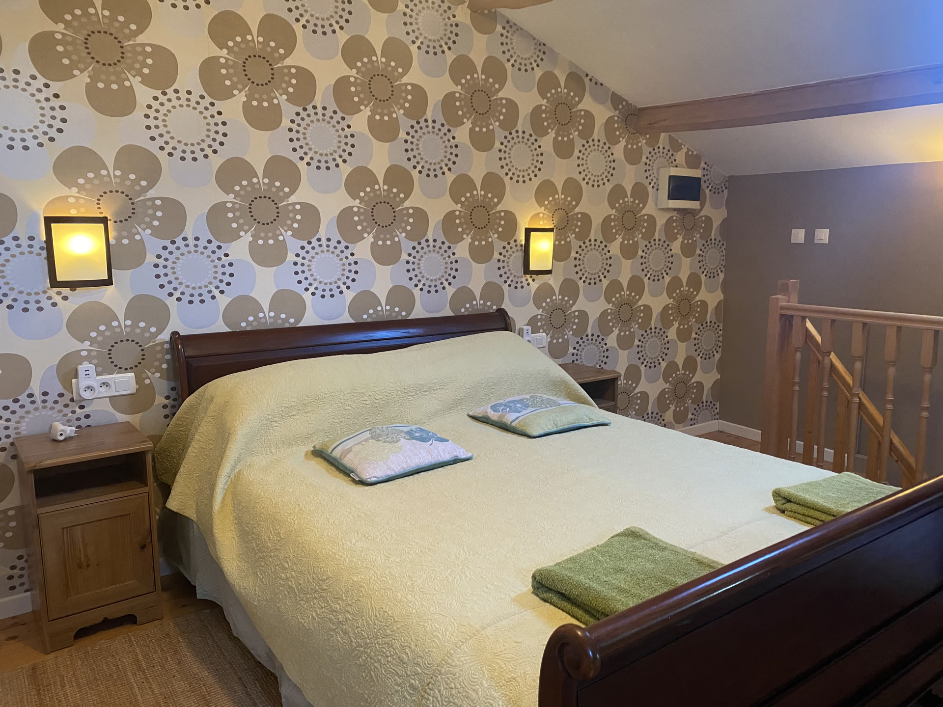 Gite Vert Chambre Double Privée