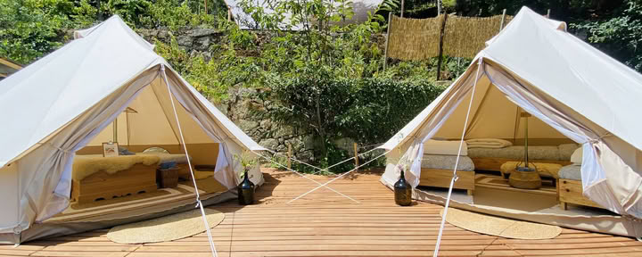 Glampingområde